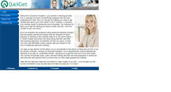 Desktop Screenshot of online.quickcert.com